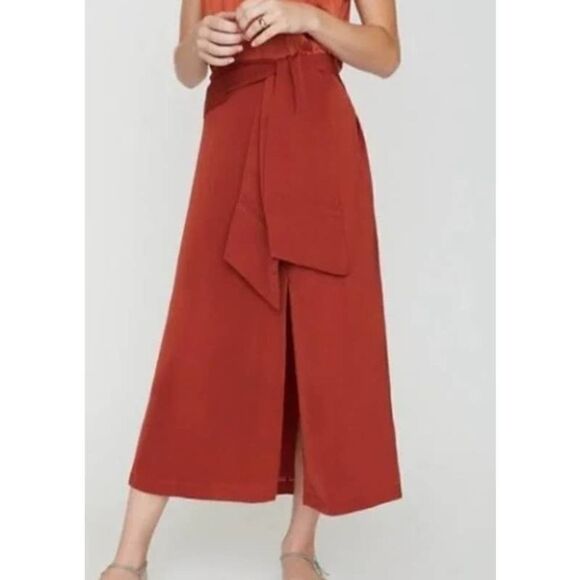 Brochu Walker Burnt Orange Herve Skirt NWT Sz. S - Picture 1 of 8